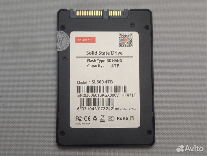 Colorful SL500 4TB SSD SATA