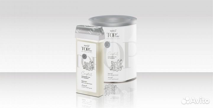 Гибридный тёплый воск TOP line «кристалл»