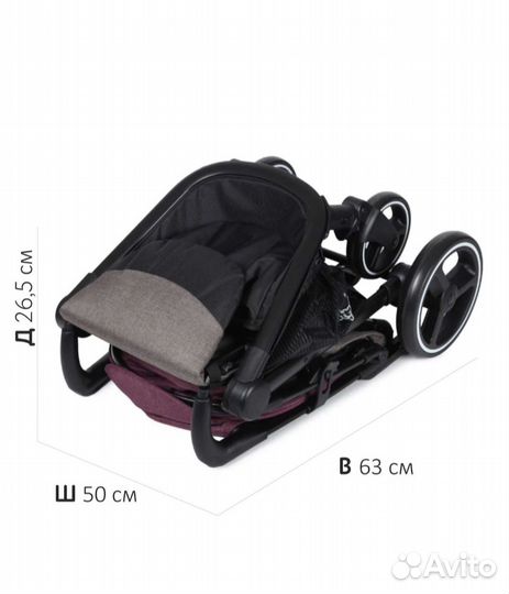 Коляска Babyton Rider Purple