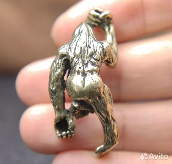 Бусина подвеска фигурка обезьяна кинг конг