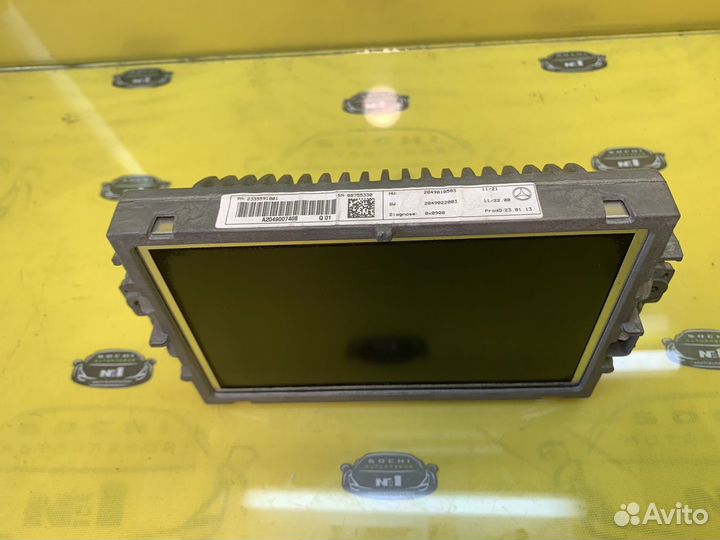 Дисплей Mercedes Benz w204 C class С класс