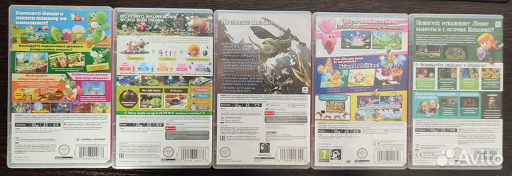 Игры Nintendo Switch (картриджи)