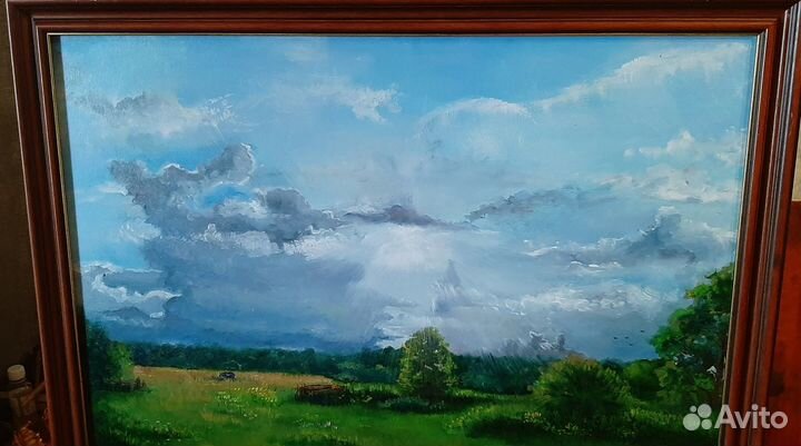 Картина маслом на холсте пейзаж