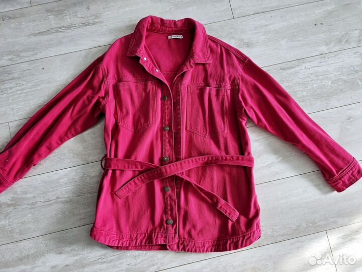 Джинсовая рубашка женская 44 46