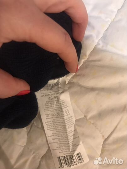 Шапка шлем baby go 46-48