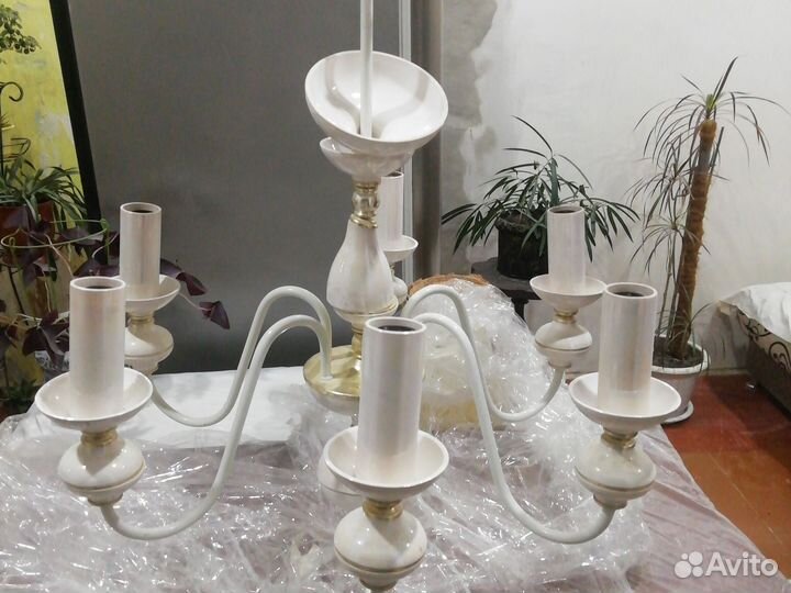 Люстра потолочная подвесная бу