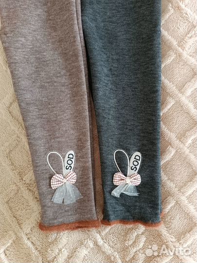 Лосины для девочки. Теплые. Рр. -92-104