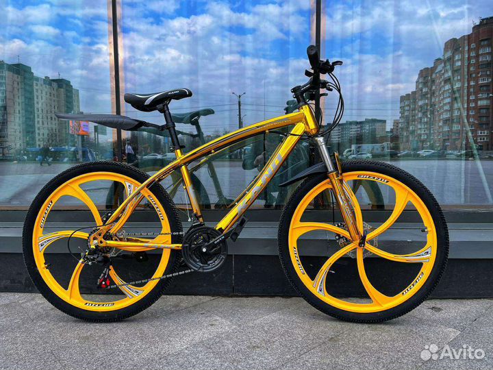 Велосипед с литыми дисками