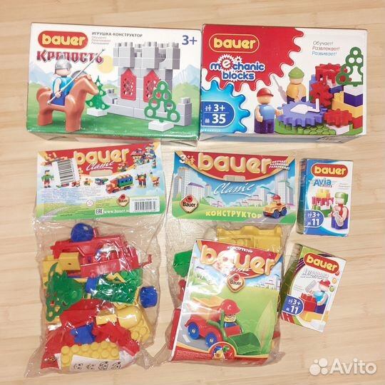 Новый конструктор Бауер (Bauer) цена за 6 наборов