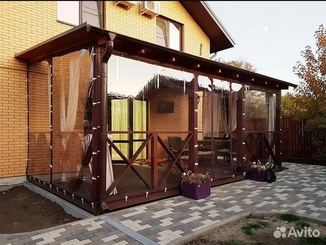 Мягкие окна для веранды, террасы, балкона, беседки