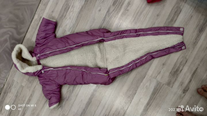 Зимний конверт в коляску на овчине