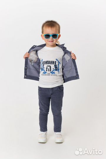 Джинсовый костюм для мальчика от 2-5 лет