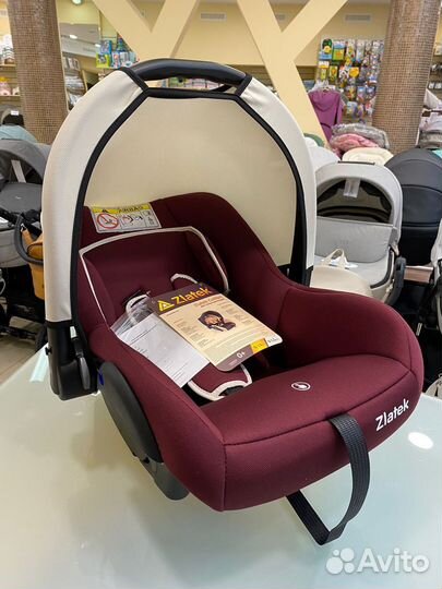 Автокресло colibri NEW, гр. 0+ (бордо)