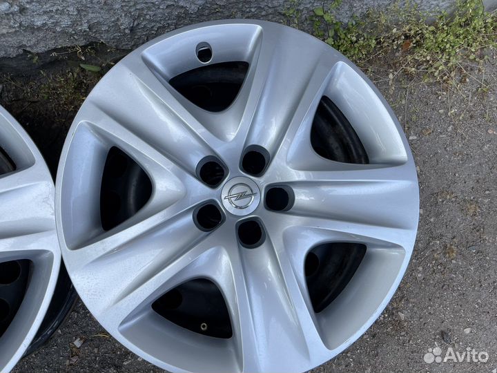 Продам диски штампы r16 Opel Astra с колпаками