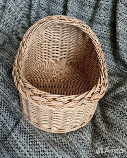 Люлька плетеная для куклы