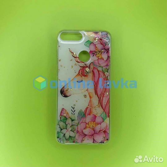 Чехол силикон Activ для Honor 9 Lite Единорог 008
