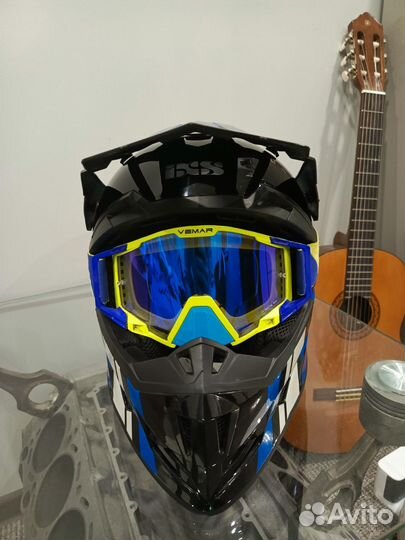 Шлем для мотоцикла кроссовый ixs 361