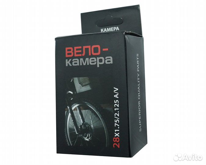 Камера 28x1,75/2,125 AV, в торг.уп