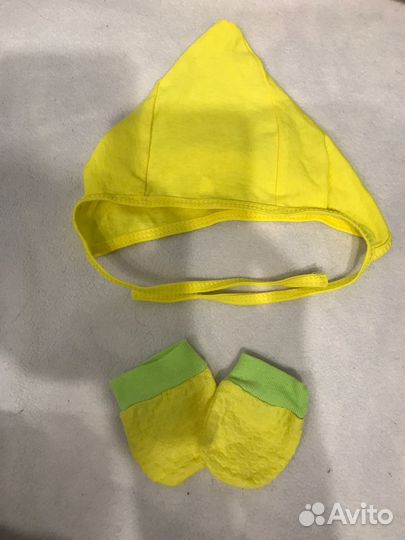 Чепчик новый и антицарапки