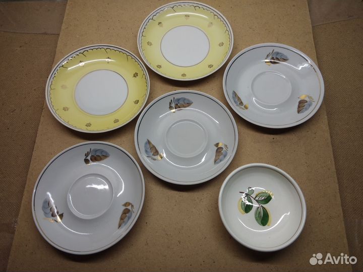 Блюдца трёх видов, советские