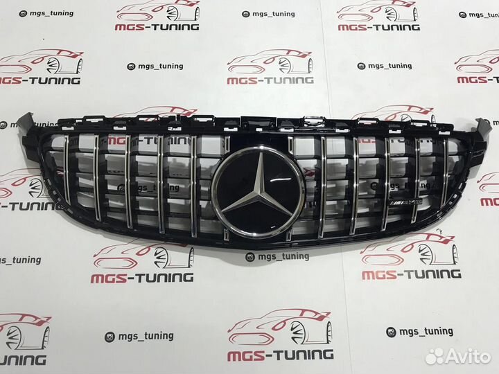 Решетка C63AMG W205 GT Дистроник AMG