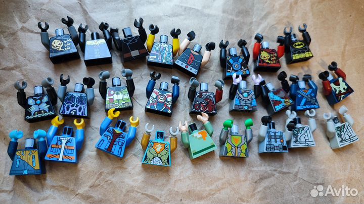 Lego торсы лего, тело, детали поштучно