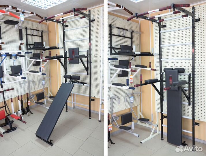 Шведская стенка брусья скамья для пресса усиленная