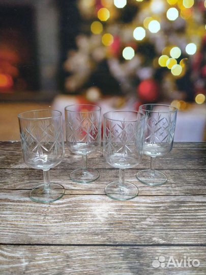 Фужеры, стаканы, рюмки стекло СССР