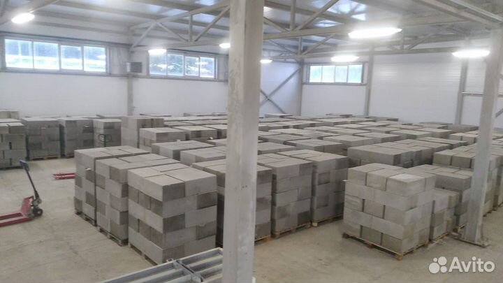 Линия по производству газоблоков