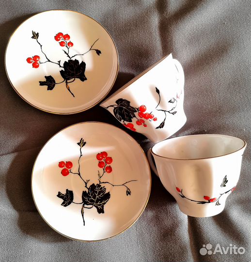 Чайная пара лфз ветка красной смородины