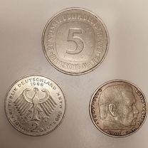 Германии серебро, никель