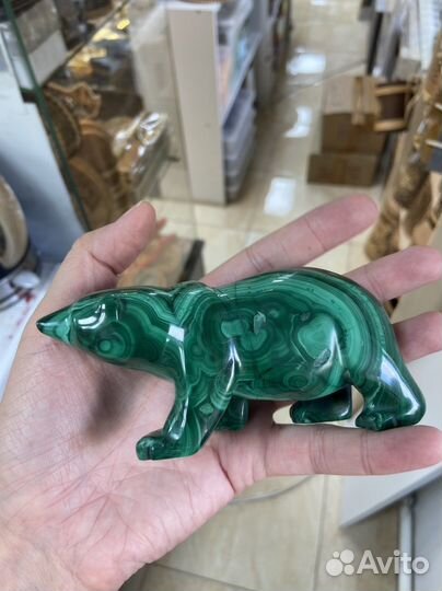 Медведь малахит
