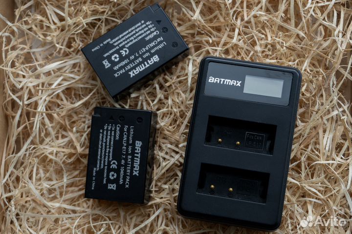 Аккумулятор для canon lp-e17 (2 шт+ зарядка)