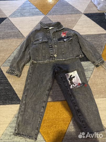 Костюм джинсовый для девочки 116