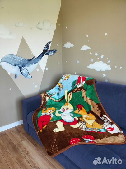 Плед детский тёплый подарок игрушка