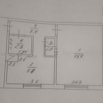 1-к. квартира, 31,2 м², 2/2 эт.