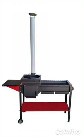 Мангал с печью