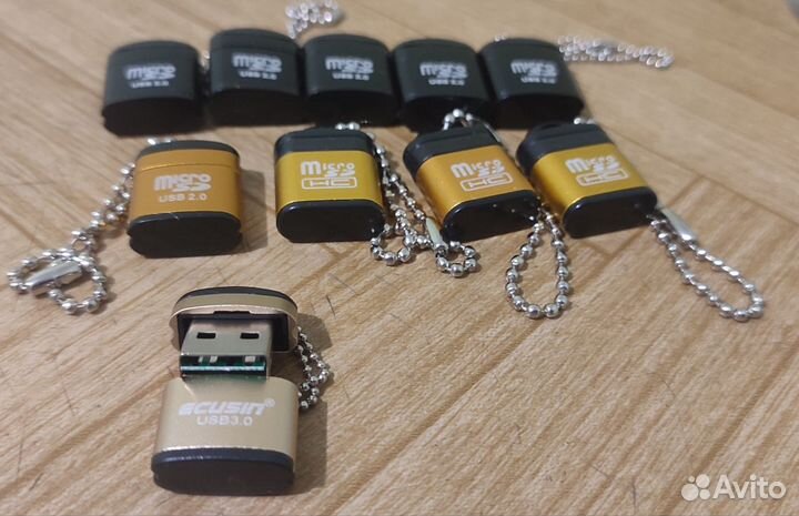 Мини кардридер для карт micro SD