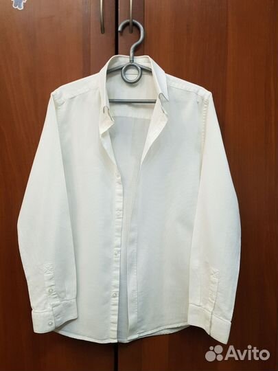 Стильная белая рубашка 134 140