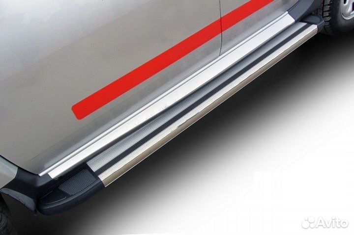 Пороги алюминиевые Renault duster