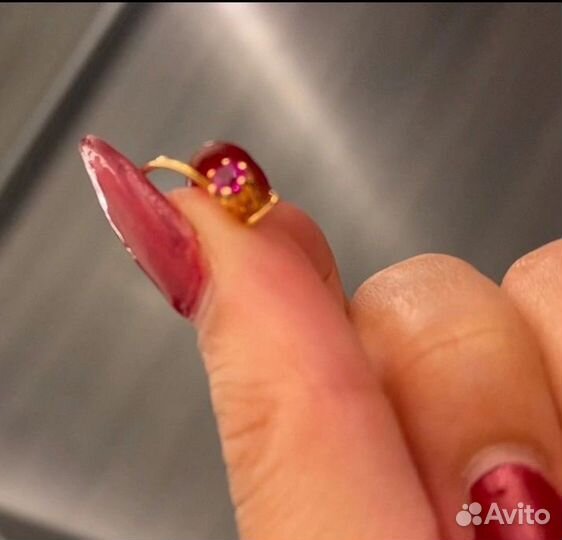 Серьги золото детские фианит