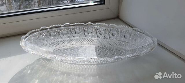 Блюдо хрустальное СССР
