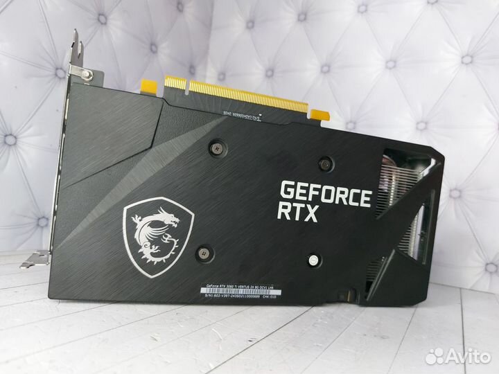 Игровая видеокарта MSI RTX 3060ti ventus 2X 8GB