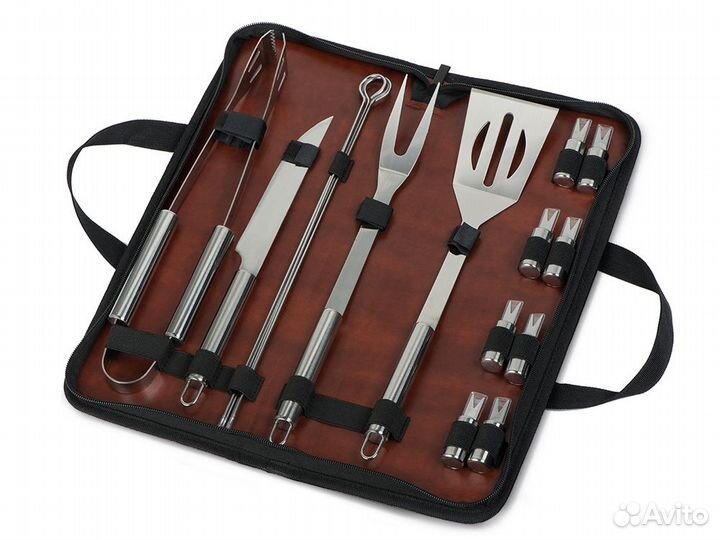 Набор для барбекю в чехле и подарочной коробке