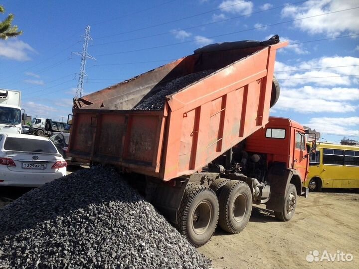 Щебень известняковый любых фракций