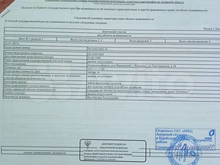 Участок 22 сот. (ИЖС)