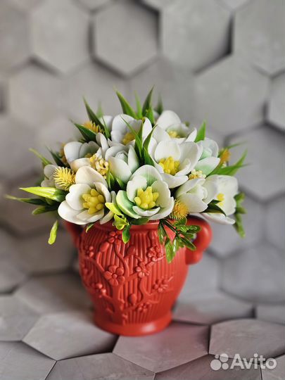 Букет цветов из мыла