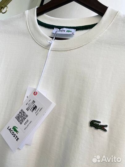 Футболка мужская lacoste белая