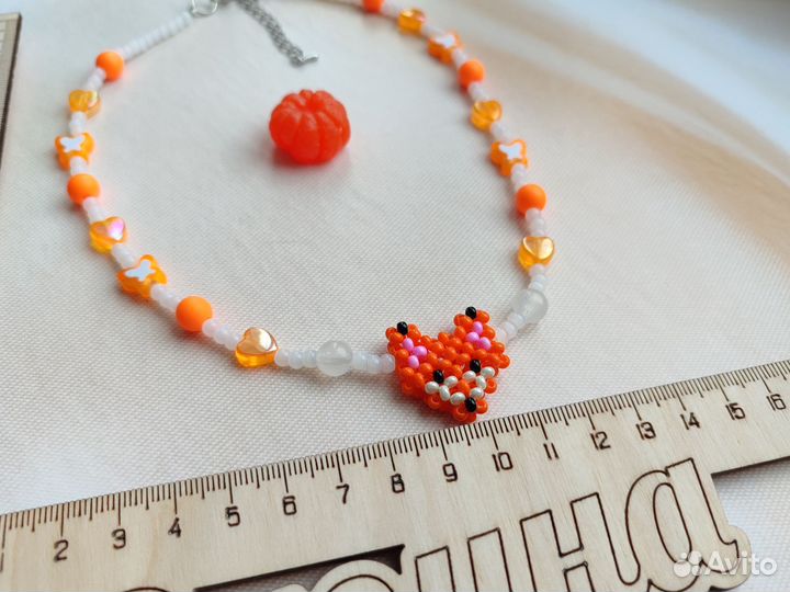 Чокер из бисера