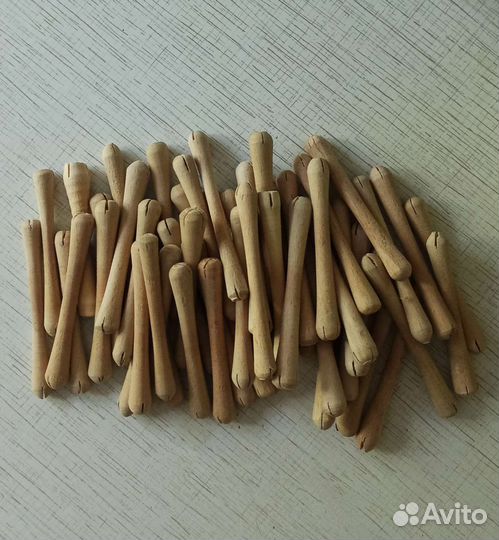 Бигуди деревянные для химической завивки